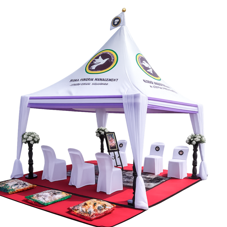 tent set up